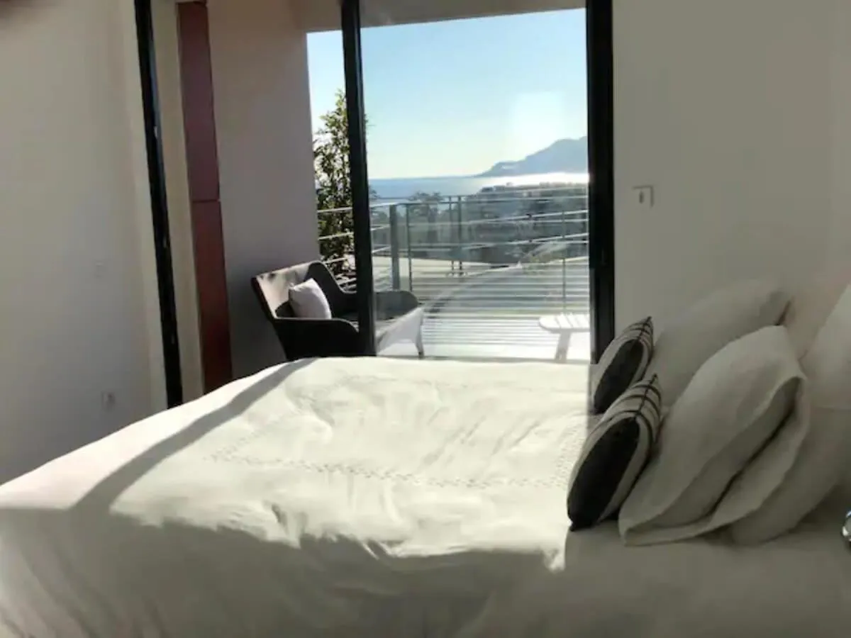 B002 - Superbe Appartement Avec Vue Mer Et Piscine Cannes Daire